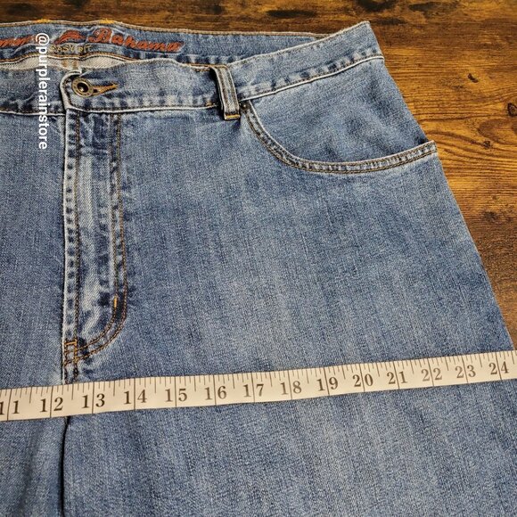 Vtg Tommy Bahama Easy Fit Jeans 40x32 Medium Light Wash Y2K Hipster Preppy - Picture 8 of 12